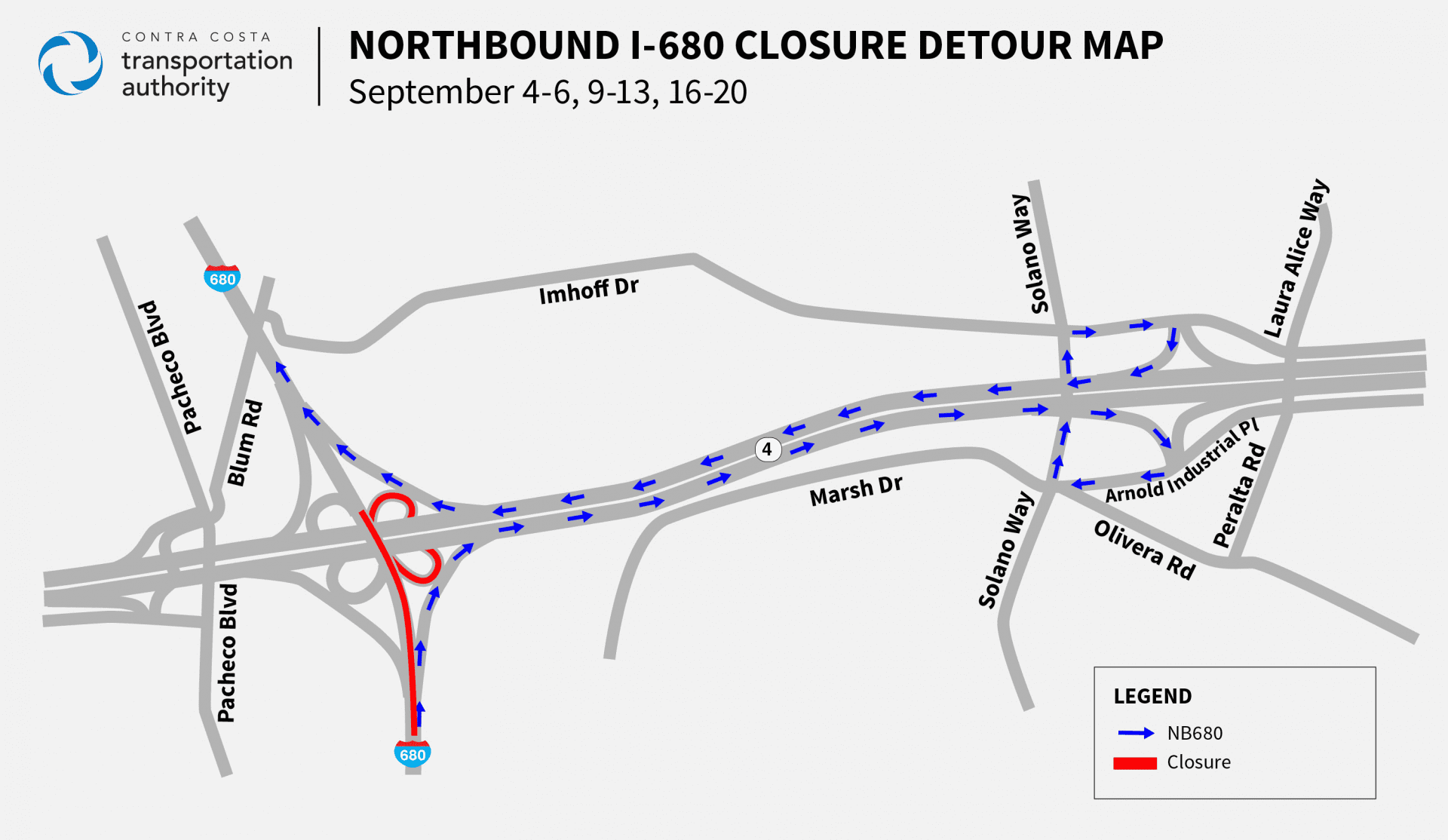 I680 closure map CC v5 NB Circlepoint 082619 Final