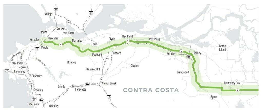 SR-4 Corridor Map