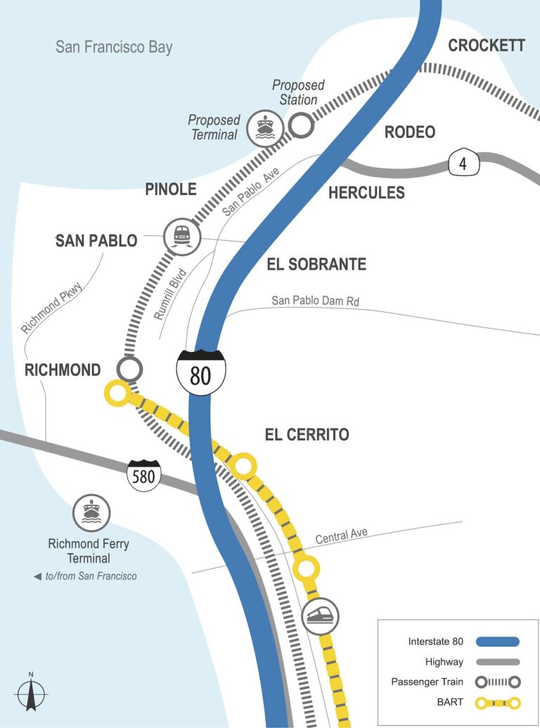 Map of I-80 Corridor